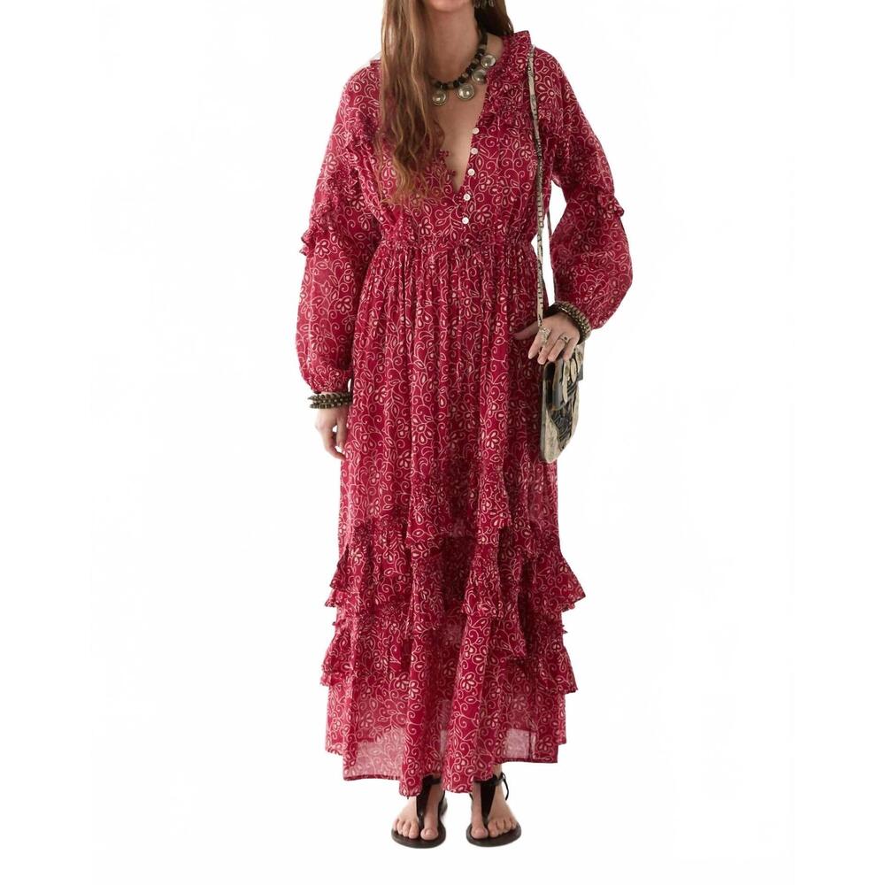 NEW MAISON HOTEL hannalei dress in chilli